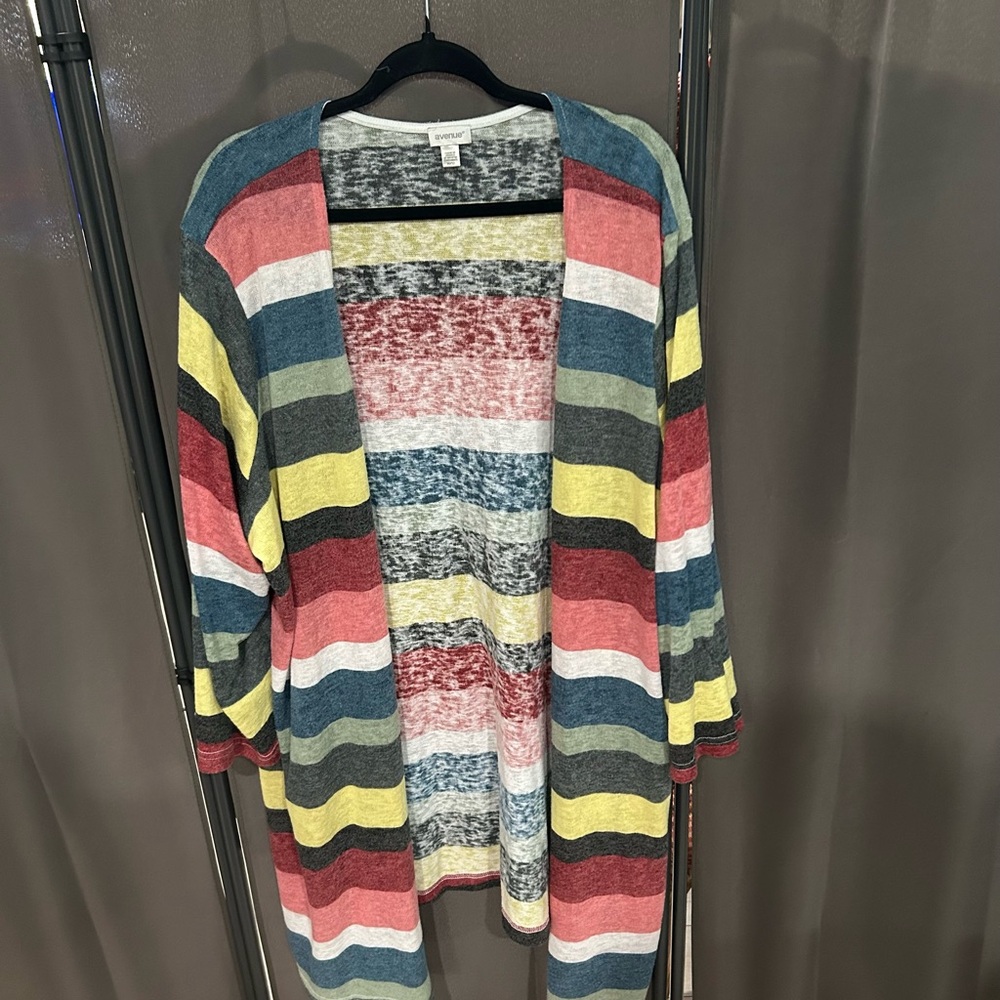 Forever 21 Colorful Striped Cardigan